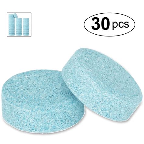 30 Pcs Glass Solid Wiper Cleaning Tablets Car Windshield Glass