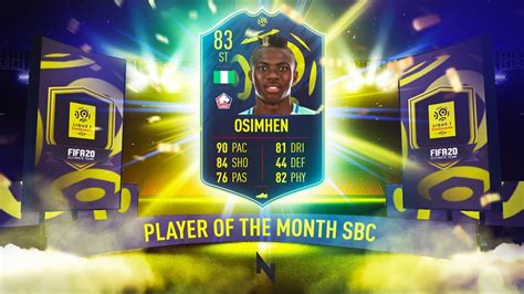 INSANE LIGUE 1 POTM OSIMHEN FIFA 20 Ultimate Team YouTube