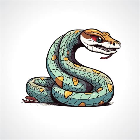 Serpiente Vector Ilustraci N Serpiente Mascota Vector Premium