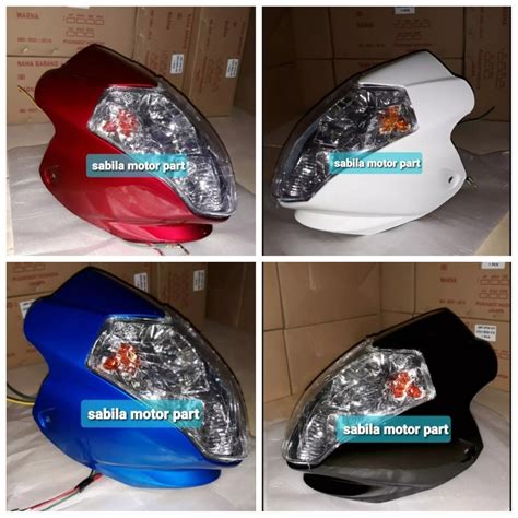 Jual LAMPU DEPAN REFLEKTOR SUZUKI SATRIA F 150 THAILAND 2004 WARNA