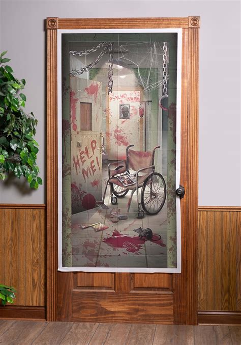 65 Inch Asylum Hallway Door Decoration Halloween Decorations