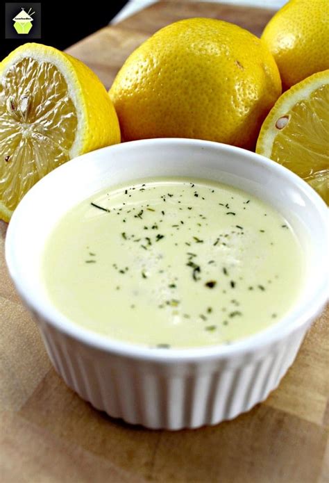 Lemon And Garlic Butter Sauce This Is Delicious Served With Seafood