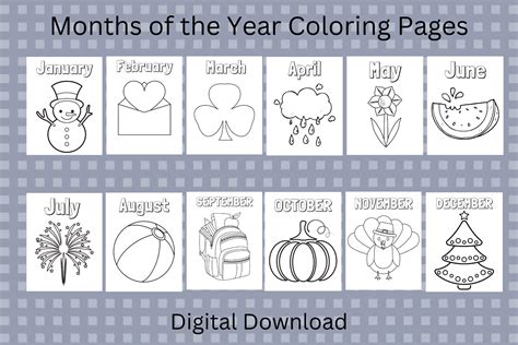 Months Of The Year Coloring Pages Archives Cute Coloring Pages For | The Best Porn Website