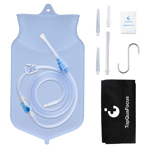 Buy Topquafocus L Enema Bag Kit For Colon Cleaning Reusable Coffee