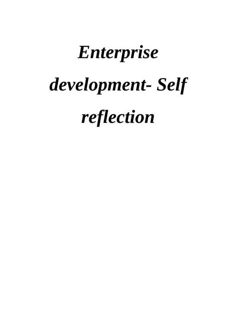 Entrepreneurship Development Assignment