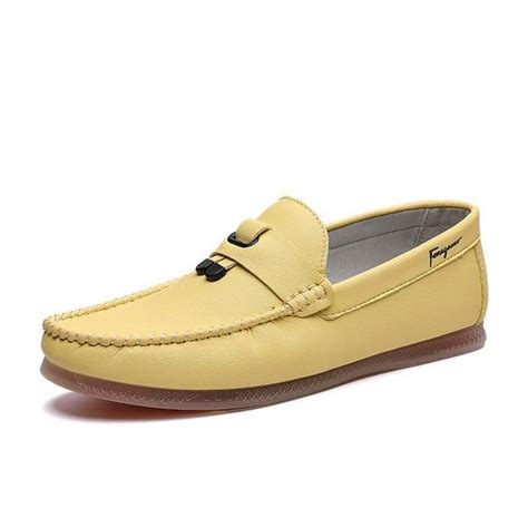 Mens Driving Shoes Genuine Leather Loafers Shoes For Men Fashion