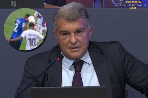 ¡laporta Explota Por El Arbitraje Del Inter Barcelona Y Se Muestra A Favor De La Superliga Europea