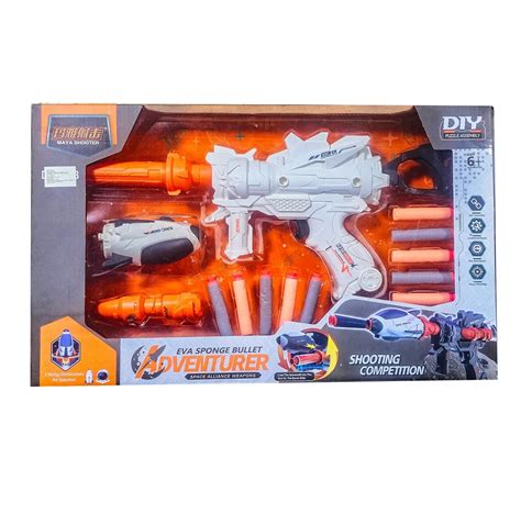 Pistola Lanza Dardos Nerf Multiples Nave Espacial Juguete Luegopago