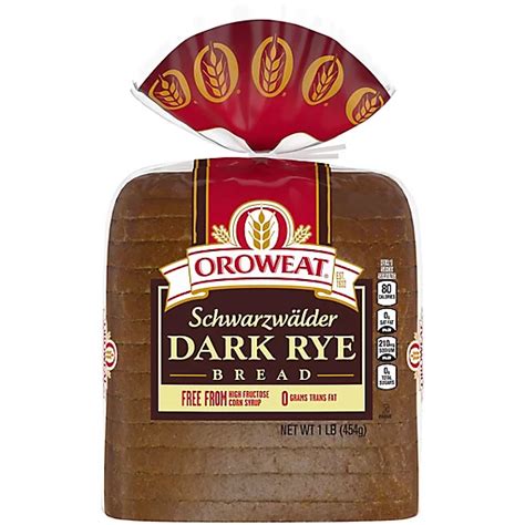 Oroweat Schwarzwalder Dark Rye Bread 16 Oz Andronico S