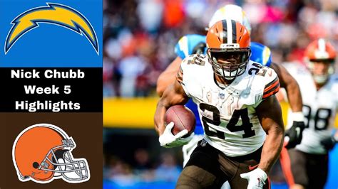 Nick Chubb Highlights vs Chargers | NFL Week 5 - YouTube