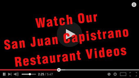 San Juan Capistrano | OC Restaurant Guides