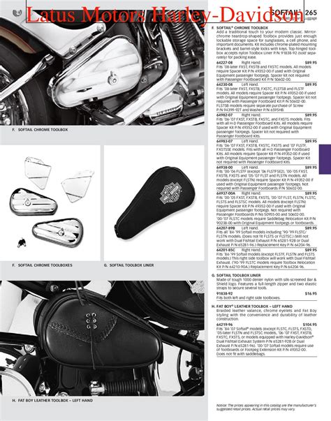 Part 1 Harley Davidson Parts And Accessories Catalog By Harley Davidson