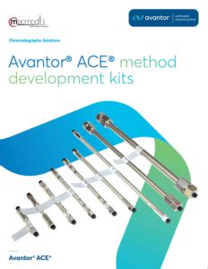 Avantor ACE Method Development Kits MAC MOD Analytical