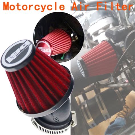 Motorcycle Air Filter 28mm 38mm 42mm 48mm Cleaner Clamp On 45 Degree