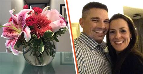 Woman Cries When She Receives Flowers And A Note On The Day Of Her