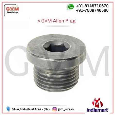 Hydraulic Fittings Gvm Ms Hydraulic Allen Key Plug Dummy Manufacturer