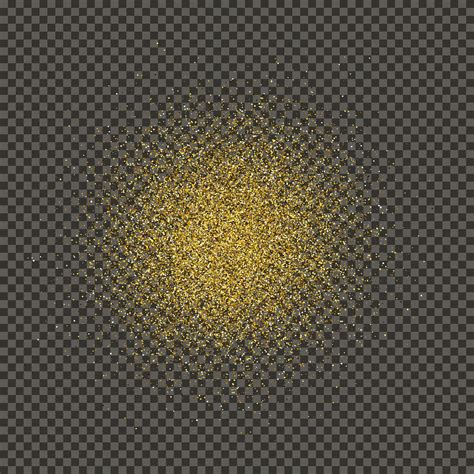 Gold glittering dust on a gray background. Dust with gold glitter ...