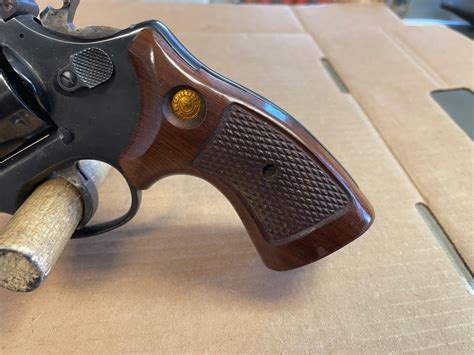 Taurus Model 66 6 Shot Revolver Blued Wood Grips 4 Inch Barrel Nice 357 Magnum For Sale At