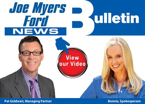 Joe Myers Ford Special Announcement | Joe Myers Ford