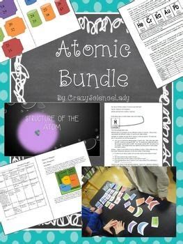 ATOMIC BUNDLE TeachersPayTeachers Atom Handouts Bundles