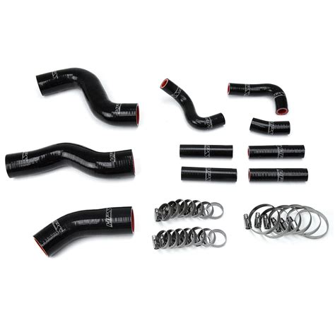 Hps Black Reinforced Silicone Radiator Pesky Heater Hose Kit 1fz Fe For Lexus 96 97 Lx450