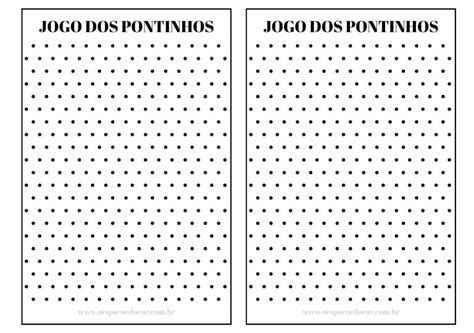 O Que Significa Pontinhos - Alfabetização Matemática: jogo dos pontinhos! - Blog Espaço Educar