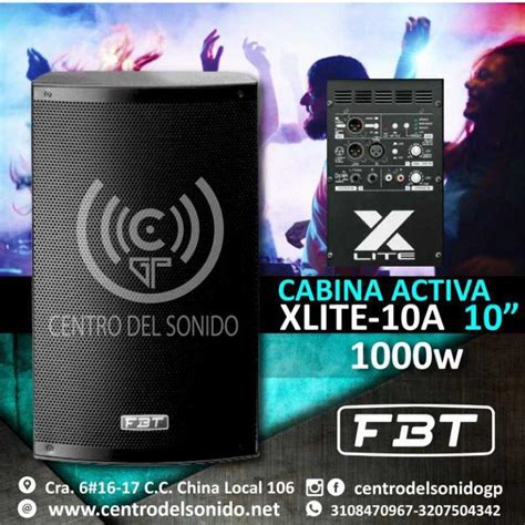 Cabina Activa X Lite 10A FBT Centro Del Sonido