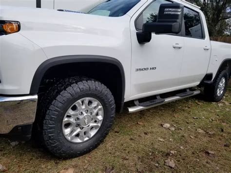 Biggest Tire Size On Stock 18 Rim 2020 2024 Silverado Hd And Sierra