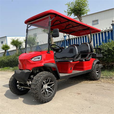 High Performance 2 10 Seats 60V Battery Electric Golf Buggy Solar