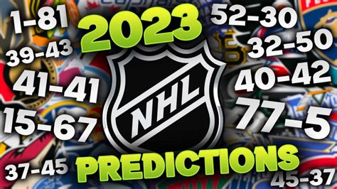 2023 NHL Win-Loss Predictions For All 32 Teams