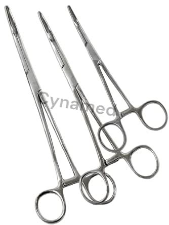 Amazon Cynamed Set Of Pean Hemostat Forceps Curved