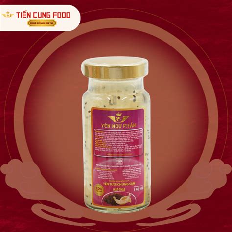 Yến Chưng Vị Hạt Chia – 140ml – Tiến Cung Food