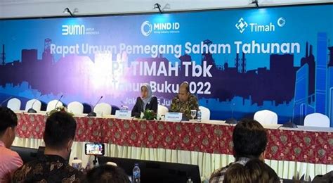 Timah TINS Tebar Dividen Rp312 44 Miliar 30 Persen Dari Laba Bersih