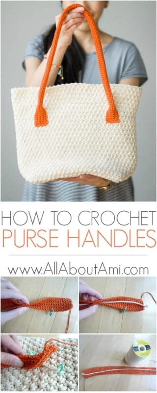 How to Crochet Purse Handles