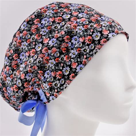 Surgical Scrub Hat Scrub Hats Womens Scrub Caps Floral Etsy