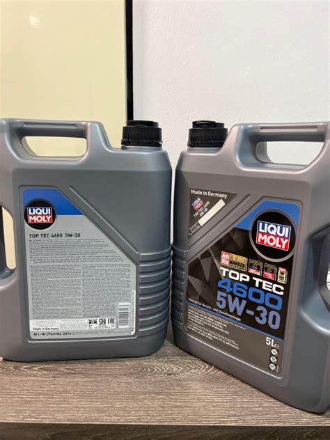 Liqui Moly 5w 30 Top Tec 4600 5l Car Accessories Car Workshops