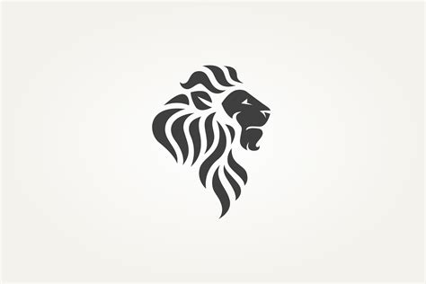 Isolated Abstract Lion Head Icon Logo Graphic By Blazybone Creative