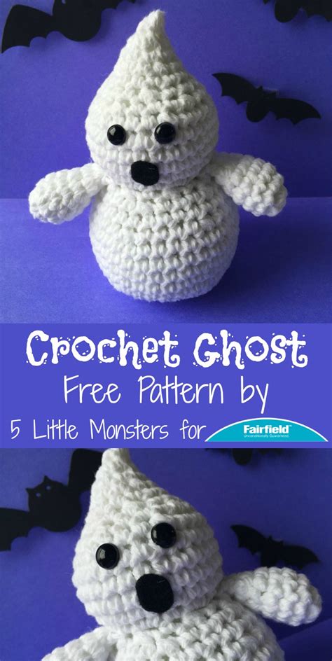 5 Little Monsters Crocheted Ghost