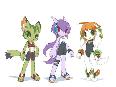 203490 Safe Artist Tysontan Edit Carol Tea Freedom Planet Milla Basset Freedom Planet