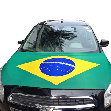 Bandeira Do Brasil Para Capo De Carro Copa Do Mundo 2022 Shopee Brasil