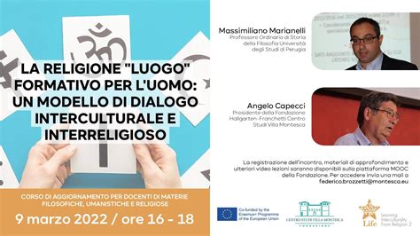 LA RELIGIONE LUOGO FORMATIVO PER L UOMO UN MODELLO DI DIALOGO