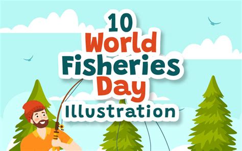 10 Ilustración Del Día Mundial De La Pesca Templatemonster