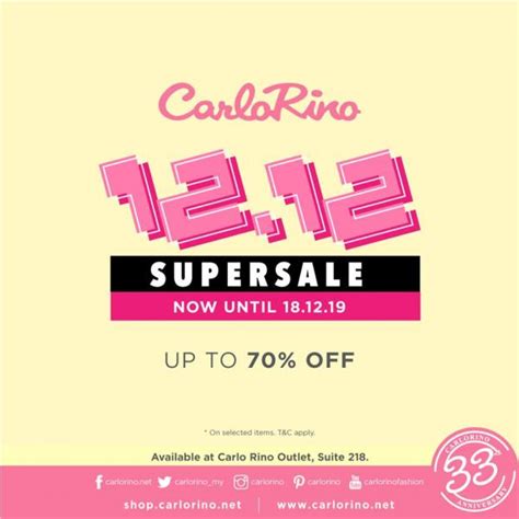 Carlo Rino Super Sale Up To Off At Genting Highlands Premium