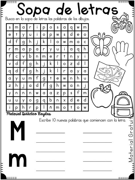 Abecedario Sopa De Letras Imagenes Educativas