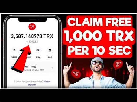 Earn Free Tron Trx Every Minutes Free Trx No Investment