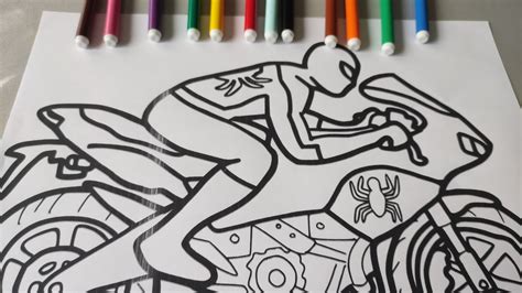 Auf Dem Kopf Von Verwelkt Koch Coloriage Moto Spiderman See Traube