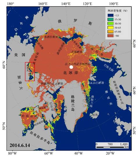 科学网—2014年6月14日北极冰情 极区遥感的博文