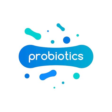 Logo De Bactéries Probiotiques Bifidobacteria Lactobacillus Gut