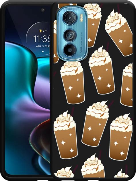 Hoesje Geschikt Voor Motorola Edge 30 Zwart Frappuccino S Bol