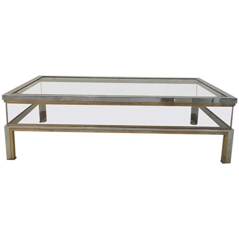 Beautiful French Maison Jansen Sliding Coffee Table 1970s At 1stdibs